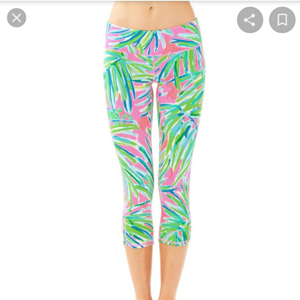 Lilly Pulitzer Royal Lime Luxletic Leggings